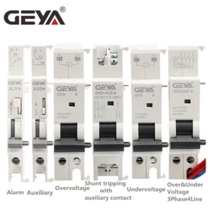 GEYA GYM9-AC&DC 1A-63A Auxiliary/Alarm Contact Shunt over&under Voltage Tripping - Picture 1 of 8