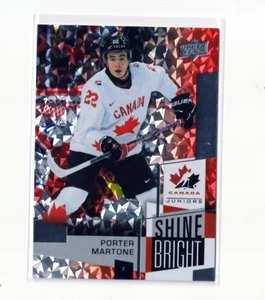 PORTER MARTONE '25 '25/26 Upper Deck TEAM CANADA SHINE BRIGHT card #SB-10 - Picture 1 of 1