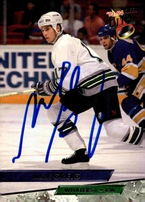 Mark Greig - Signed 1993-94 Fleer Ultra Card #334 - Image 1 of 2