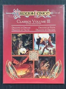 Advanced Dungeons & Dragons Dragonlance Classics Volume III Original w/ Map - Picture 1 of 11