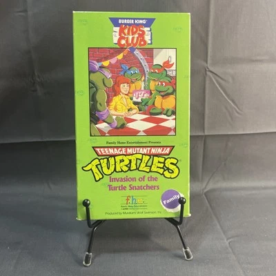 Teenage Mutant Ninja Turtles Invasion of the Turtle Snatchers VHS Kids Club - Image 1 of 4
