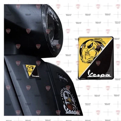 PIAGGIO Vespa Logo Protección Gel 3d Emblema Pegatina Tanque Pegatina Scooter Scooter - Imagen 1 de 3