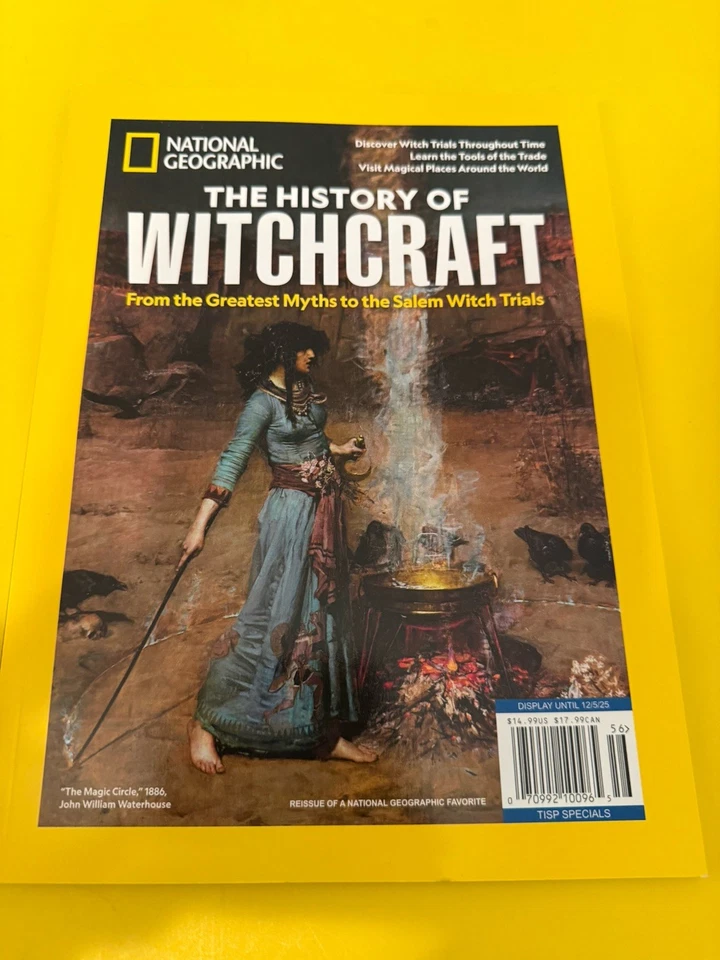 The History Of Witchcraft: National Geographic Magazine 2025 ~ Salem Witch Trial - Image 1 of 1