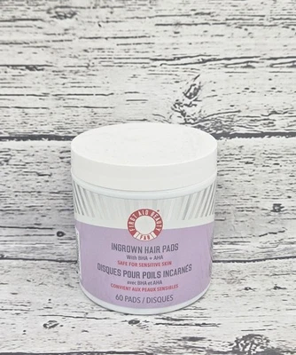 First Aid Beauty Ingrown Hair Pads With BHA + AHA Sensitive Skin 60 Pads  - Image 1 of 3
