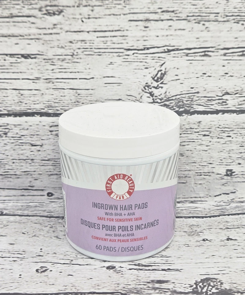First Aid Beauty Ingrown Hair Pads With BHA + AHA Sensitive Skin 60 Pads  - Image 1 of 3