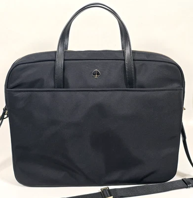 BOLSO DE MANO UNIVERSAL PARA PORTÁTIL KATE SPADE NEW YORK TAYLOR CORREA DESMONTABLE NEGRA Foto 1 de 4