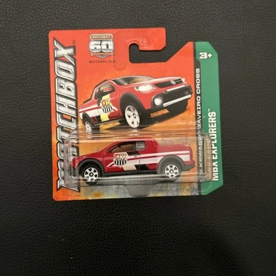 MATCHBOX VOLKSWAGEN SAVEIRO CROSS RED SHORT CARD MBX EXPLORERS 2013 - Image 1 of 2