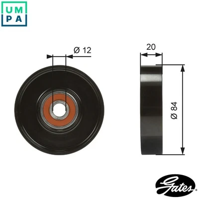 TENSIONER PULLEY VRIBBED BELT T36321 FOR INFINITI NISSAN TERRANO/II 3.5L 6cyl FX - Image 1 of 4