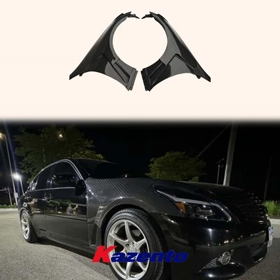 For Infiniti G37 08-13 4 Door Sedan Front Fender Honeycomb Carbon (no light hole - Image 1 of 4