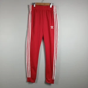 Adidas Sweatpants Boys Size XL Color Red Tricot - Picture 1 of 11