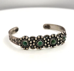 Brazalete Flecha Turquesa Plata Esterlina Flecha Peón Antiguo 6" 16.6g - Imagen 1 de 12