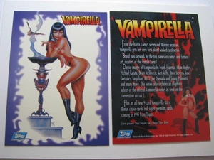 Tarjeta promocional Vampirella Harris Comics Warren Archives P1 Topps Cards 1994 - Imagen 1 de 1