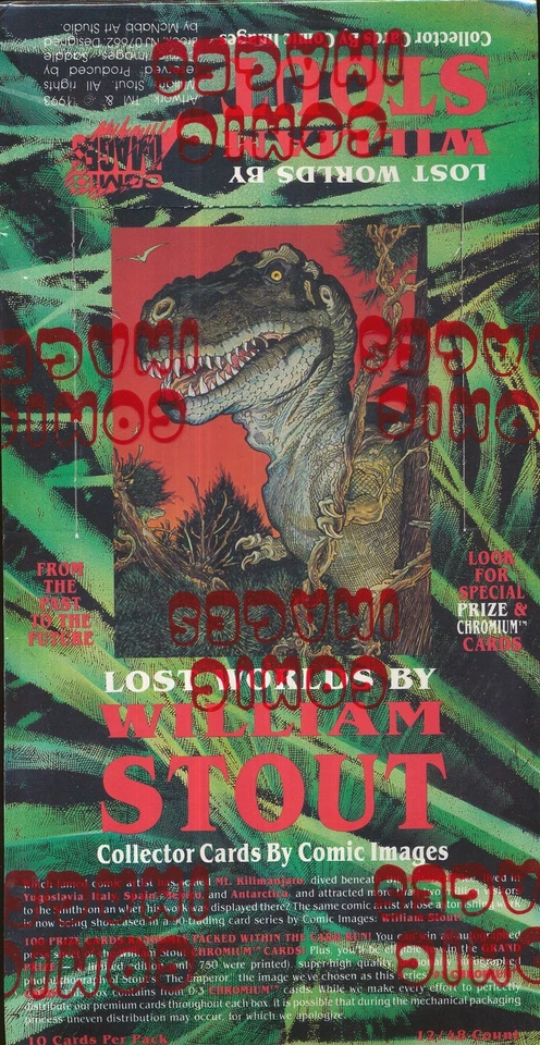 LOTE DE 3 CAJAS 1993 IMÁGENES CÓMICS MUNDOS PERDIDOS POR WILLIAM STOUT SELLADO 48 PAQUETES) (LEER) Foto 1 de 1