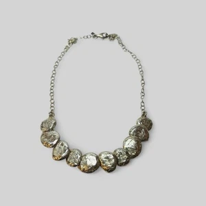 Silpada Sterling 925 Silver Still Shining Textured Disc Necklace N1984 18 inch - Picture 1 of 7