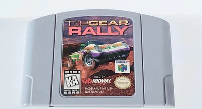 N64 Nintendo 64 Top Gear Rally Auténtico Genuino Off Road Racing Probado Funcionando Foto 1 de 2