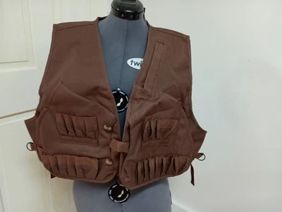 Hunting Vest, 24 X 12 GA Loops, Pockets, 49-60" Game pouch FREE EXP SHIPPING - Image 1 of 4