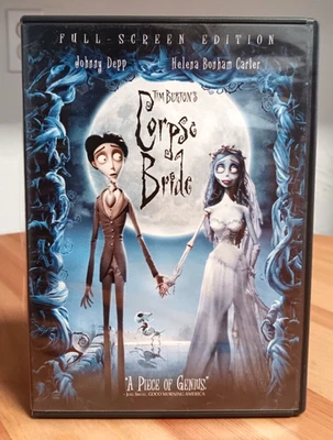 Tim Burton's Corpse Bride DVD Full Screen Edition Johnny Depp Halloween - Image 1 of 3