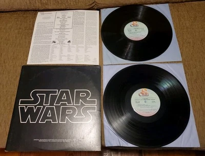 Star Wars Soundtrack John Williams 2X LP 1977 20th Century Records Gatefold - Image 1 of 3