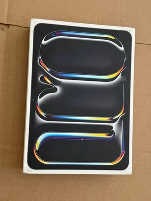 Apple 11" iPad Pro M4 chip Wi-Fi 1TB com OLED nano textura espaço preto NÃO LACRADO - Imagem 1 de 4