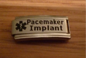Italian Charms L7 Superlink Medical Alert Pacemaker Implant - Picture 1 of 1