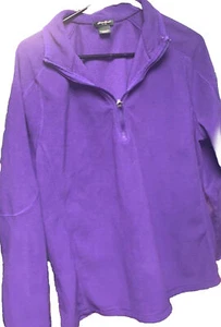Eddie Bauer Mens Half Zip Long Sleeve Purple Casual Pullover Size XXL - Picture 1 of 3