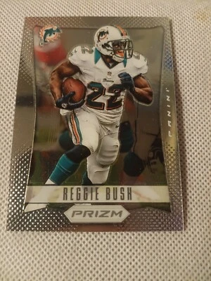 2012 REGGIE BUSH PANINI PRIZM NFL CARD #104 MIAMI DOLPHINS SAINTS USC TROJANS  - Image 1 of 2