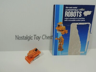 KO Gobots Dozer Die-Cast Metal Bulldozer Convertible ROBOTS Transformers 80s - Image 1 of 4
