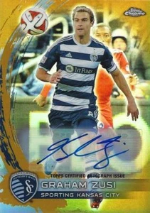 2014 Topps Chrome Major League Soccer - Base Autographs Gold Parallel /50 - Imagen 1 de 18