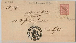 64269 - ITALIA REGNO - STORIA POSTALE : BUSTA da LUSIA CALTO annullo ambulate - Foto 1 di 1