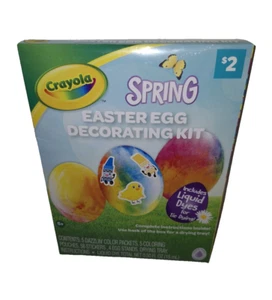 Crayola Spring Easter Egg Decorating Kit Tie Die - Picture 1 of 8