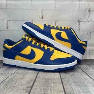 Nike Dunk Low Retro UCLA Yellow Blue Jay Shoes DD1391-402 Men’s Size 10.5 NEW - Picture 1 of 12