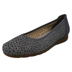 Zapatos informales de bailarina de verano para damas Rieker L9365 - Imagen 1 de 10