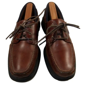 Vintage Sebago Oiled Waxy Boat Shoes mens Size 10 M - Picture 1 of 12