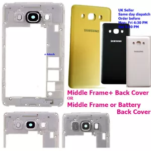 Middle Frame Chassis + Back Cover + Camera Lens for Samsung Galaxy J510 J5 2016 - Picture 1 of 1
