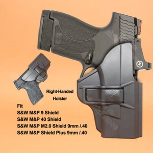 M&P9 Shield Plus Holster For Smith & Wesson S&W M&P 9 Shield M2.0 MP 40 OWB - Picture 1 of 9