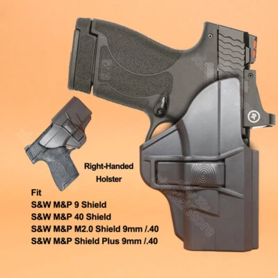 TEGE M&P9 Shield Plus Holster For Smith & Wesson S&W M&P 9 Shield M2.0 MP 40 OWB