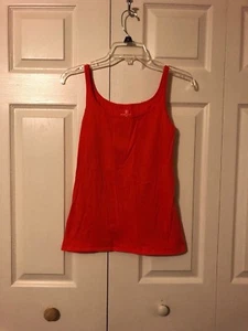 Camiseta sin mangas New York & Company naranja liso talla S NUEVO - Imagen 1 de 4