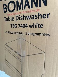 Bomann® Spülmaschine für kleine Küchen | Mini Geschirrspüler mit Wasseranschluss