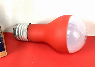 100/300/2 Red Neck 3-Way LIGHT BULB FUNERAL Mogul E39 Base Made USA NEW GE 18780 - Image 1 of 4