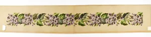 Lindhorst Tapisserie Needlepoint Violet Flowers Wall Tapestry Panel Long Purple - Picture 1 of 4