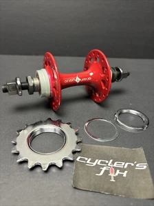 Origin8 32H Double Fixie Rear Sealed Hub High Flange Alloy Powder Coated Throne - Picture 1 of 24