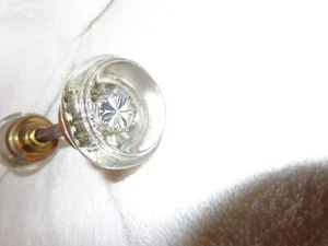 Vintage Glass Door Knob Set. - Picture 1 of 4