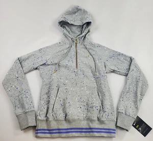  Nike youth sweatshirt hoodie dri-fit grey gold cotton blend sz M (8-10) $90 - Picture 1 of 9