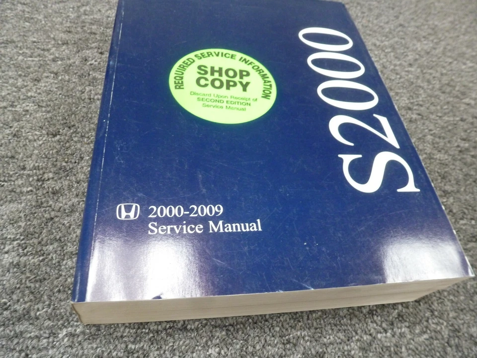 Honda S2000 Roadster 2006-2009 convertible taller manual de reparación 2007 2008 Foto 1 de 1