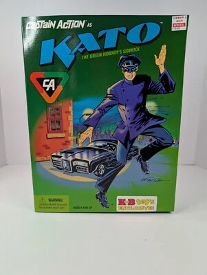 Figura muñeca Captain Action Green Hornet Kato 1998 12 pulgadas en caja jugando mantis Foto 1 de 4