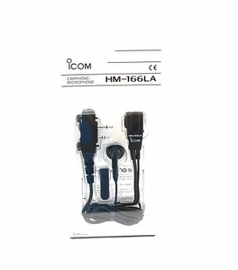 NEW ICOM HM-166LA Light Ear Mic/Earphone-Mic for IC-V88 IC-F3036 IC-F4036 etc - Picture 1 of 3