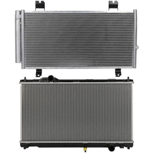Kit de refrigeración de radiador y condensador de CA de aluminio para Lexus IS250 2006-2015 2,5 L V6 - Imagen 1 de 15