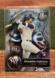 2023 Bowman Platinum Oswaldo Cabrera Ice Foil RC #41 - New York Yankees - Picture 1 of 2