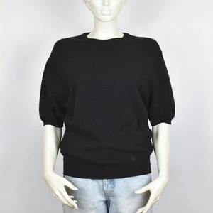 BURBERRYS Vintage Strick Lammwolle Pullover Halbarm Made in Scotland Gr. M L - Bild 1 von 8
