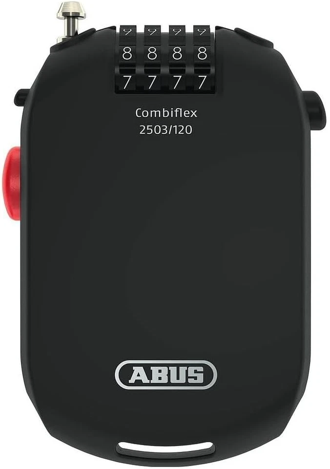 ABUS Combiflex 2503/120 Fahrrad Kabelschloss - Schwarz